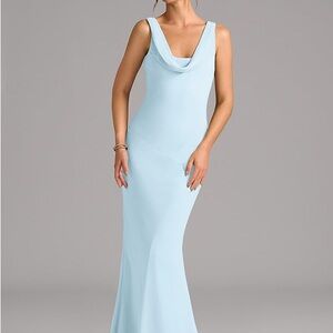 Azazie Rylina Sky Blue Bridesmaid Dress